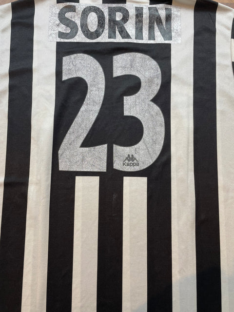 Match Shirt • Club • Juventus • 1995 • Kappa • Home • #23 • Juan Pablo Sorín • Match Worn 