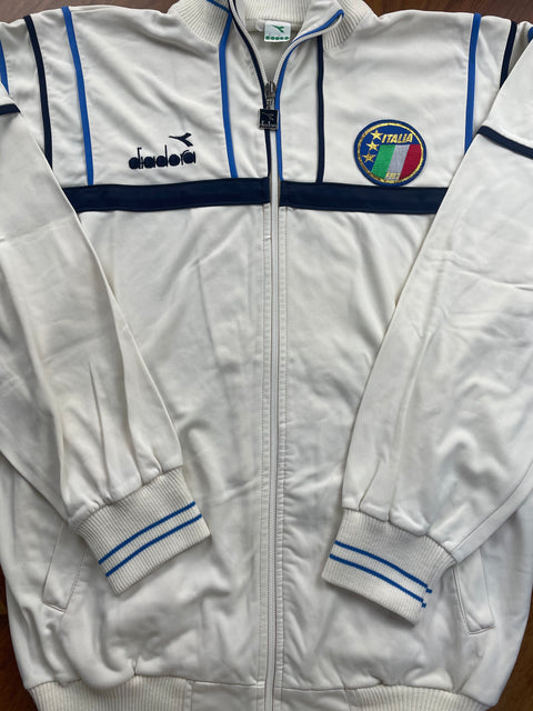 Player Issue Training • Italia • 1986 • Diadora Track Jacket • Size L 