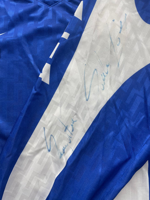 Player Issue Training • Italia • 1995 • Nike Training Top • Size XL • Signed by Sandro Cois 