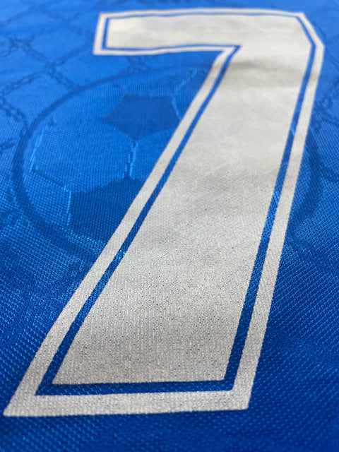 Match Shirt • Club • Sampdoria • 1994 • Asics • Home • #7 • Attilio Lombardo • Match Worn 