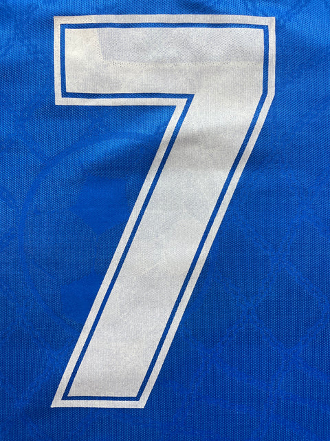 Match Shirt • Club • Sampdoria • 1994 • Asics • Home • #7 • Attilio Lombardo • Match Worn 