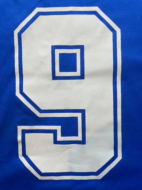 Match Shirt • Club • Sampdoria • 1993 • Asics • Home • #9 • David Platt • Match Worn • Unwashed 