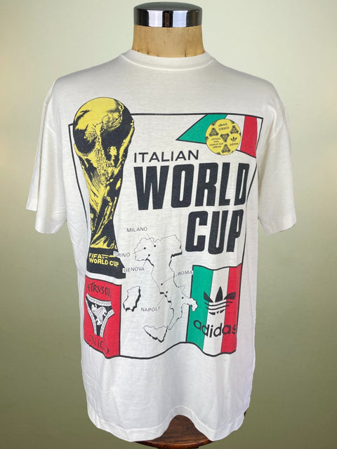 T-Shirt | 1990 | World Cup 90 | Italia | Adidas Etrusco T-Shirt