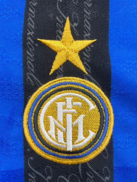 Store Shirt • Inter Milan • 1997 • Umbro • Home • Ronaldo • Size L 