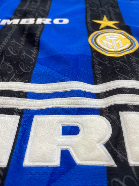 Store Shirt • Inter Milan • 1997 • Umbro • Home • Ronaldo • Size L 