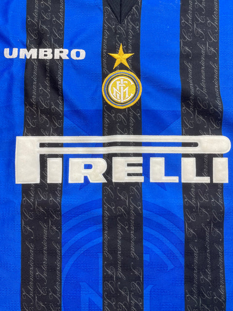Store Shirt • Inter Milan • 1997 • Umbro • Home • Ronaldo • Size L 