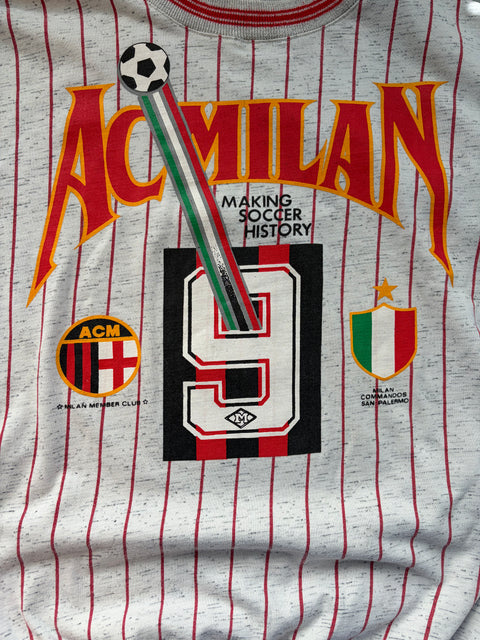 Store Top • Sweatshirt • AC Milan • 1989 • Serie A • San Palermo Milan Commandos Ultras Sweatshirt • Size M 