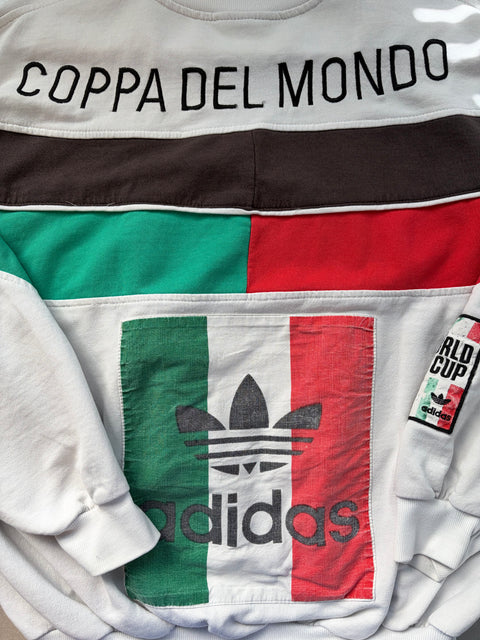Store Top • Sweatshirt • Italia • 1990 • World Cup 90 Etrusco Official Adidas Sweatshirt • Size M 