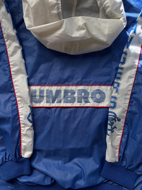 Player Issue Training • Glasgow Rangers • 1987 • Umbro Training Top • Size M 