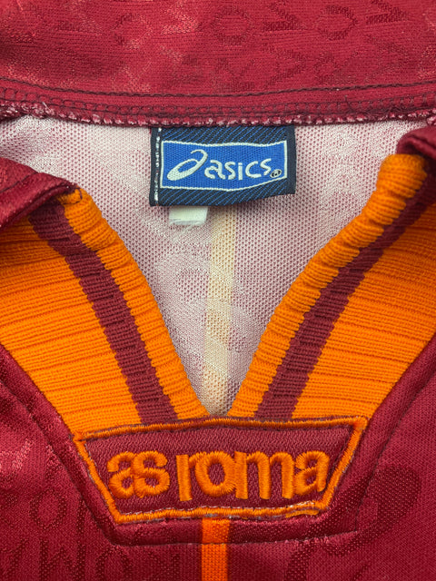 Match Shirt • Club • Roma • 1996 • Asics • Home • #10 • Daniel Fonseca • Match Worn • Signed 