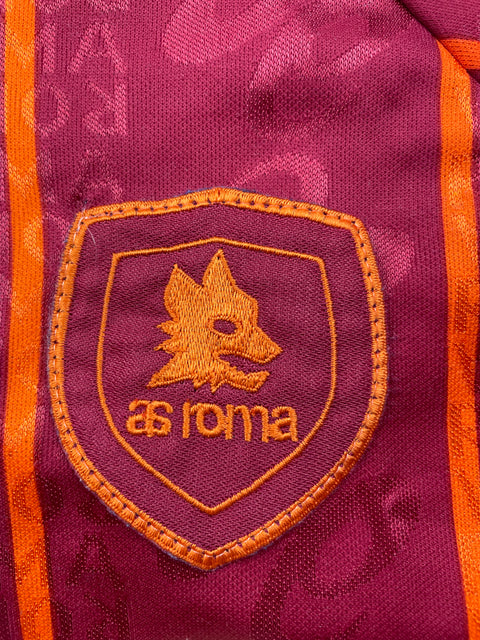 Match Shirt • Club • Roma • 1996 • Asics • Home • #10 • Daniel Fonseca • Match Worn • Signed 