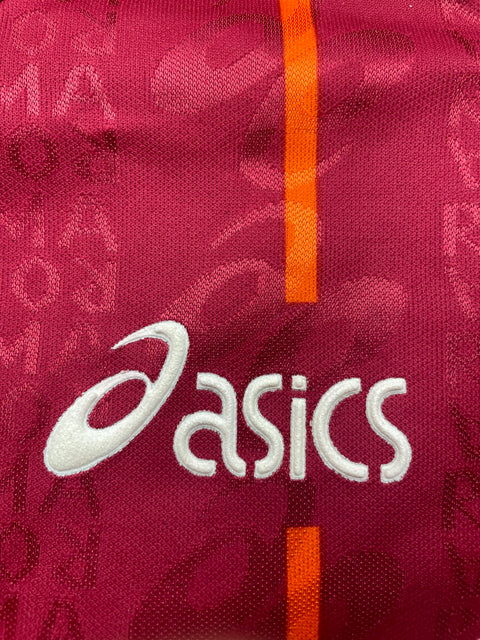 Match Shirt • Club • Roma • 1996 • Asics • Home • #10 • Daniel Fonseca • Match Worn • Signed 