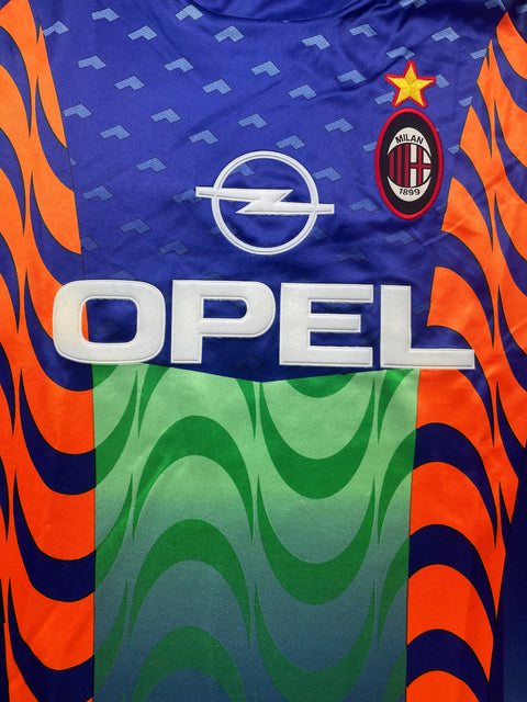Match Shirt • Club • AC Milan • 1997 • Lotto • Keeper • #1 • Sebastiano Rossi • Match Worn • Signed 