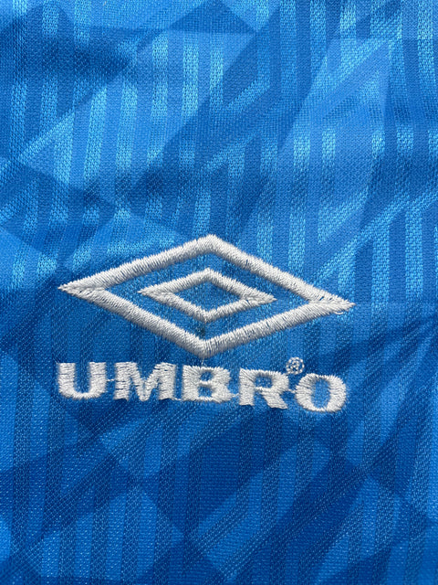 Match Shirt • Club • Napoli • 1992 • Umbro • Home • #10 • Gianfranco Zola • Match Worn 