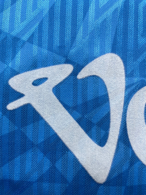 Match Shirt • Club • Napoli • 1992 • Umbro • Home • #10 • Gianfranco Zola • Match Worn 
