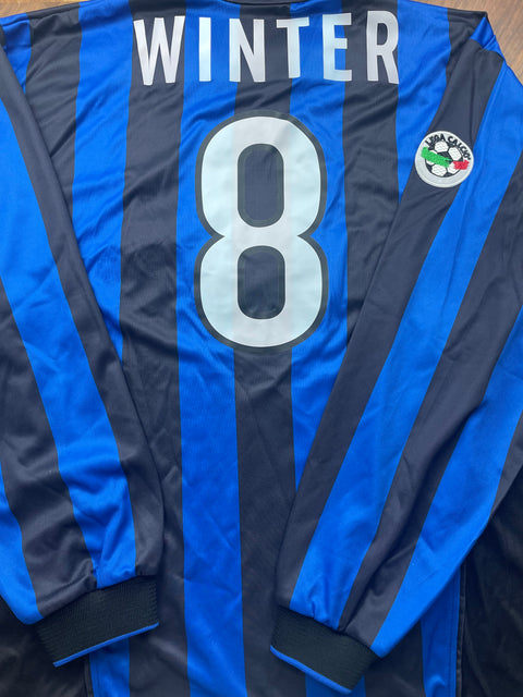 Match Shirt • Club • Inter • 1998 • Nike • Home • #8 • Aron Winter • Match Worn 