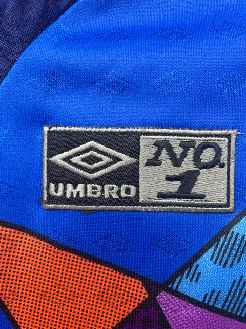 Match Shirt • Club • Lazio • 1993 • Umbro • Keeper • #1 • Luca Marchegiani • UEFA Cup 