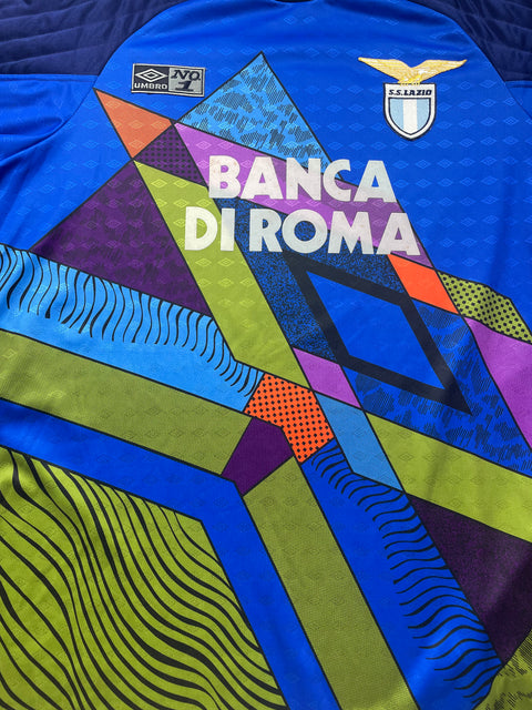 Match Shirt • Club • Lazio • 1993 • Umbro • Keeper • #1 • Luca Marchegiani • UEFA Cup 