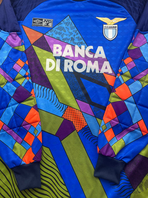 Match Shirt • Club • Lazio • 1993 • Umbro • Keeper • #1 • Luca Marchegiani • UEFA Cup 