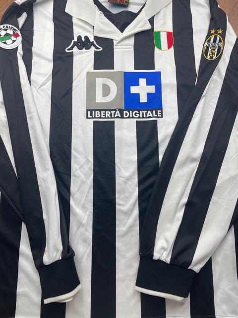 Match Shirt • Club • Juventus • 1998 • Kappa • Home • #2 • Ciro Ferrara • Match Worn • Signed 
