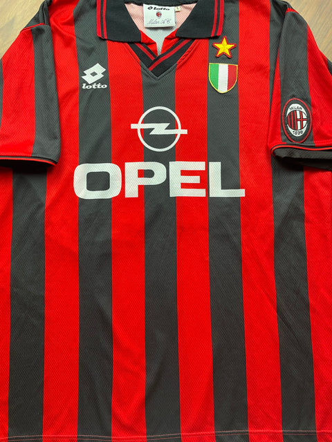 Store Shirt • AC Milan • 1996 • Lotto • Home • Pietro Vierchowod • Size L
