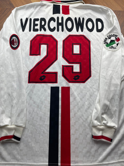 Match Shirt • Club • AC Milan • 1996 • Lotto • Away • #29 • Pietro Vierchowod • Match Worn • vs Piacenza