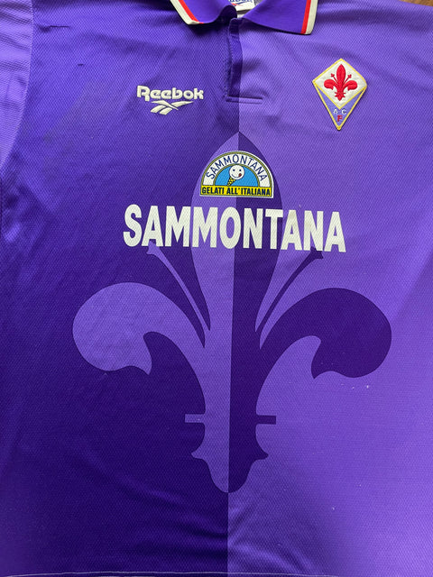 Store Shirt • Fiorentina • 1995 • Reebok • Home • #10 • Manuel Rui Costa • Size XL 