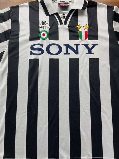 Match Shirt • Club • Juventus • 1995 • Kappa • Home • #No Number • Match Issue 