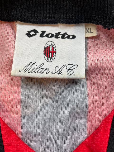 Store Shirt • AC Milan • 1996 • Lotto • Home • #3 • Paolo Maldini • Size XL 