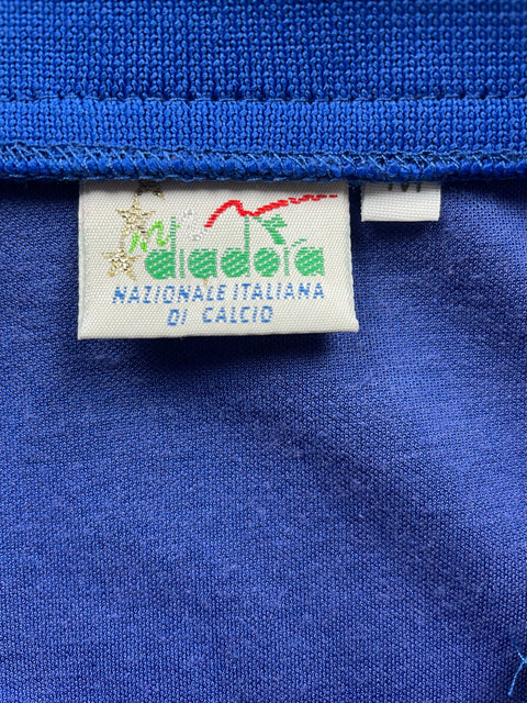 Match Shirt • National • Italia • 1991 • Diadora • Home • #No Number • Size M 