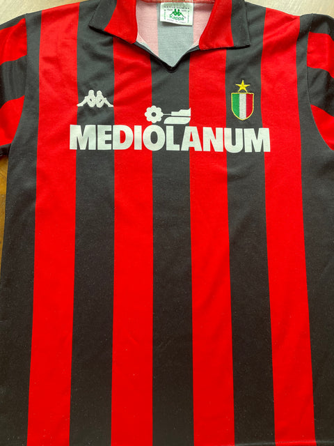 Store Shirt • AC Milan • 1988 • Kappa • Home • #10 • Ruud Gullit • Size M 
