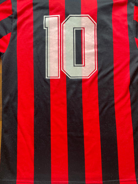 Store Shirt • AC Milan • 1988 • Kappa • Home • #10 • Ruud Gullit • Size M 