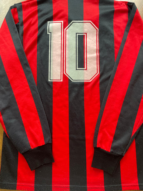 Store Shirt • AC Milan • 1988 • Kappa • Home • #10 • Ruud Gullit • Size M 