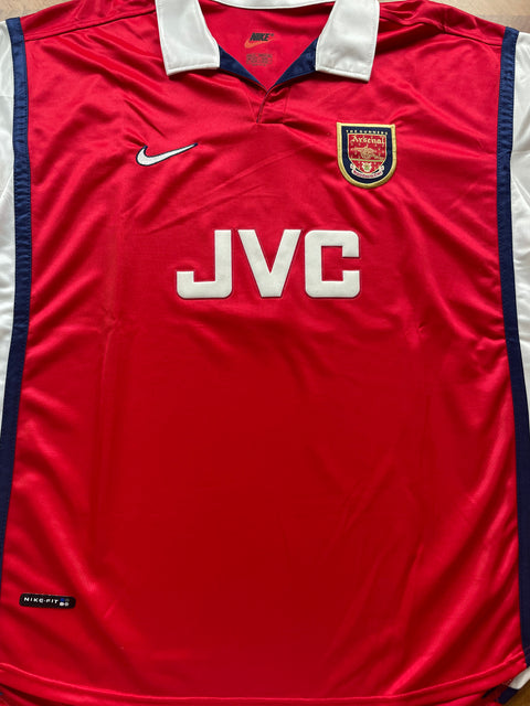 Store Shirt • Arsenal • 1999 • Nike • Home • #9 • Nicolas Anelka • Size XL 
