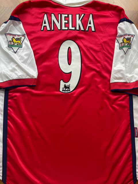 Store Shirt • Arsenal • 1999 • Nike • Home • #9 • Nicolas Anelka • Size XL 