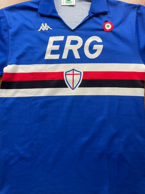 Match Shirt • Club • Sampdoria • 1988 • Kappa • Home • #10 • Roberto Mancini • Match Worn 