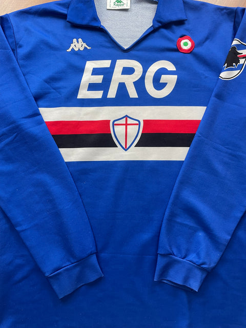 Match Shirt • Club • Sampdoria • 1988 • Kappa • Home • #10 • Roberto Mancini • Match Worn 
