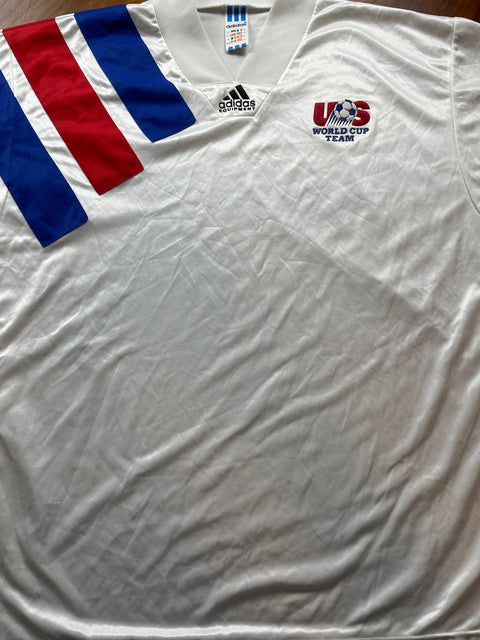 Store Shirt • USA • 1990 • Adidas • World Cup 90 Shirt • Size XL 