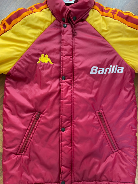 Player Issue Training • Roma • 1983 • Kappa • Bench Coat • Size S 