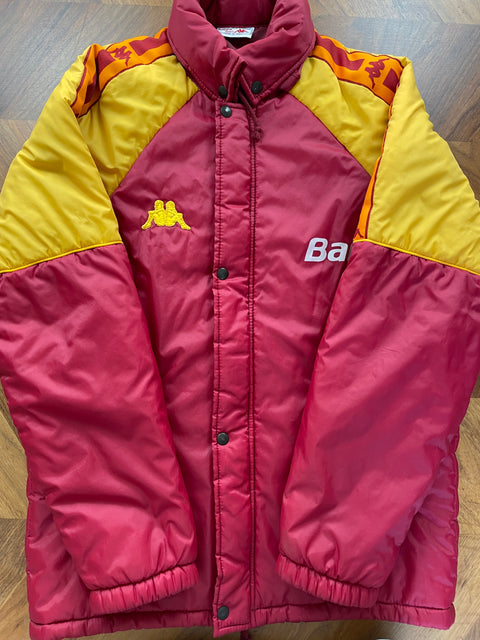 Player Issue Training • Roma • 1983 • Kappa • Bench Coat • Size S 