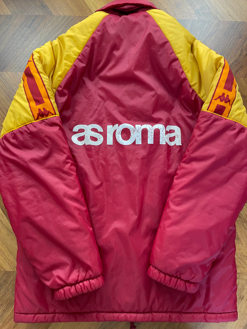 Player Issue Training • Roma • 1983 • Kappa • Bench Coat • Size S 