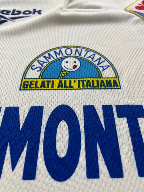 Store Shirt • Fiorentina • 1995 • Reebok • Away • Size XL • Signed by the Squad 