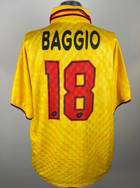 Jersey | Club | AC Milan | 1995 | Roberto Baggio | Matchworn