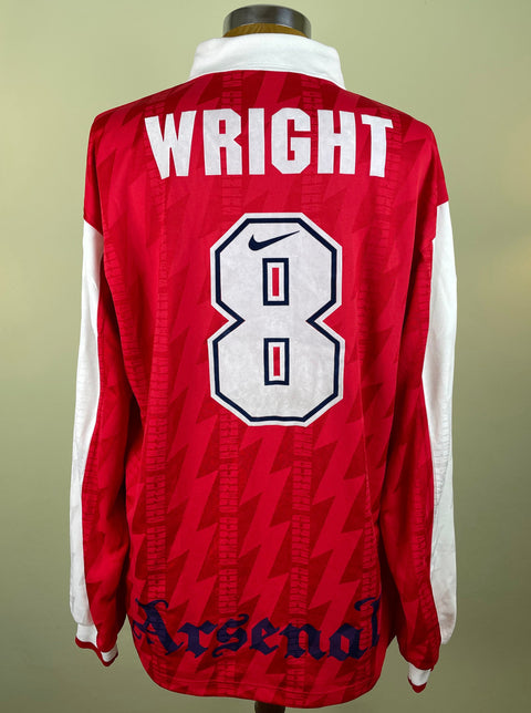 Jersey | Club | Arsenal | 1995 | Ian Wright | Matchworn