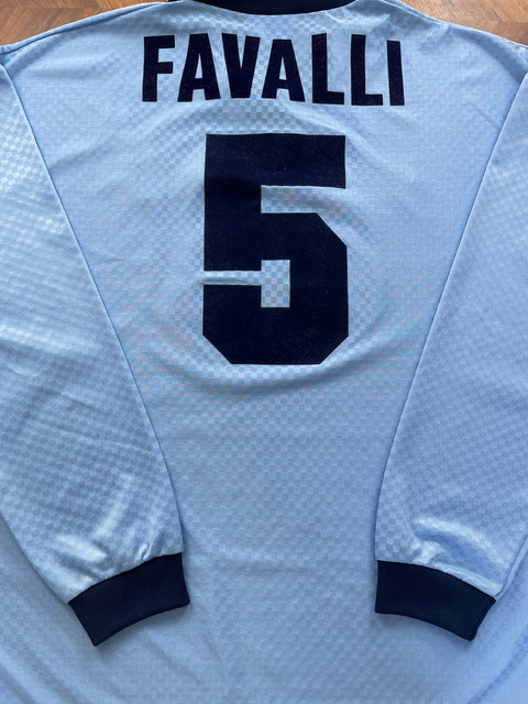 Match Shirt • Club • Lazio • 1995 • Umbro • Home • #5 • Giuseppe Favalli • Match Worn 