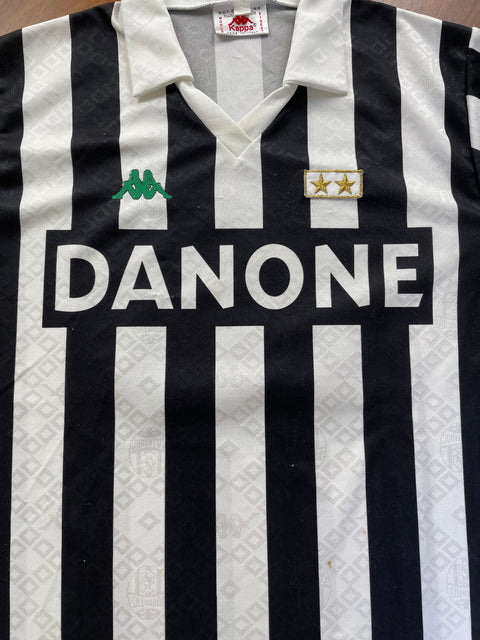 Store Shirt • Juventus • 1993 • Kappa • Home • #10 • Size L • Signed by Baggio, Vialli and Trapattoni 