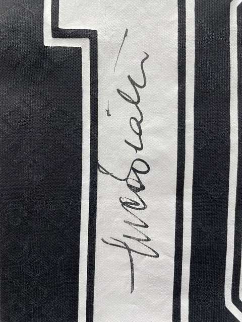 Store Shirt • Juventus • 1993 • Kappa • Home • #10 • Size L • Signed by Baggio, Vialli and Trapattoni 