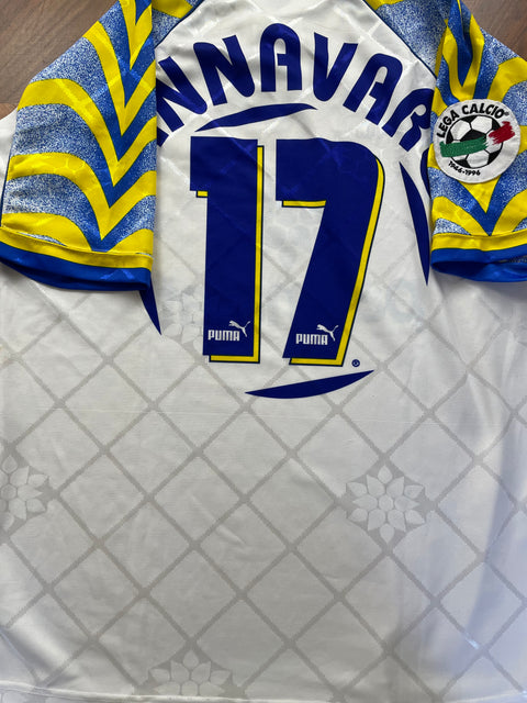 Match Shirt • Club • Parma • 1996 • Puma • Home • #17 • Fabio Cannavaro • Match Worn 