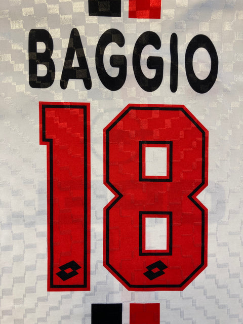 Store Shirt • AC Milan • 1996 • Lotto • Away • Roberto Baggio • Player Spec • Size M 