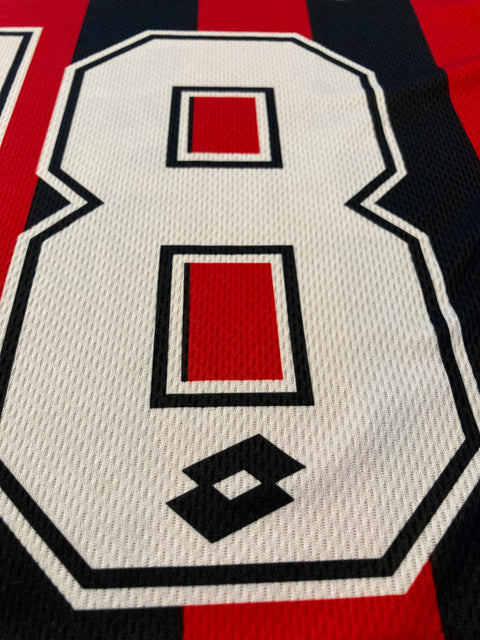 Store Shirt • AC Milan • 1996 • Lotto • Home • Roberto Baggio • Player Spec • Size M 
